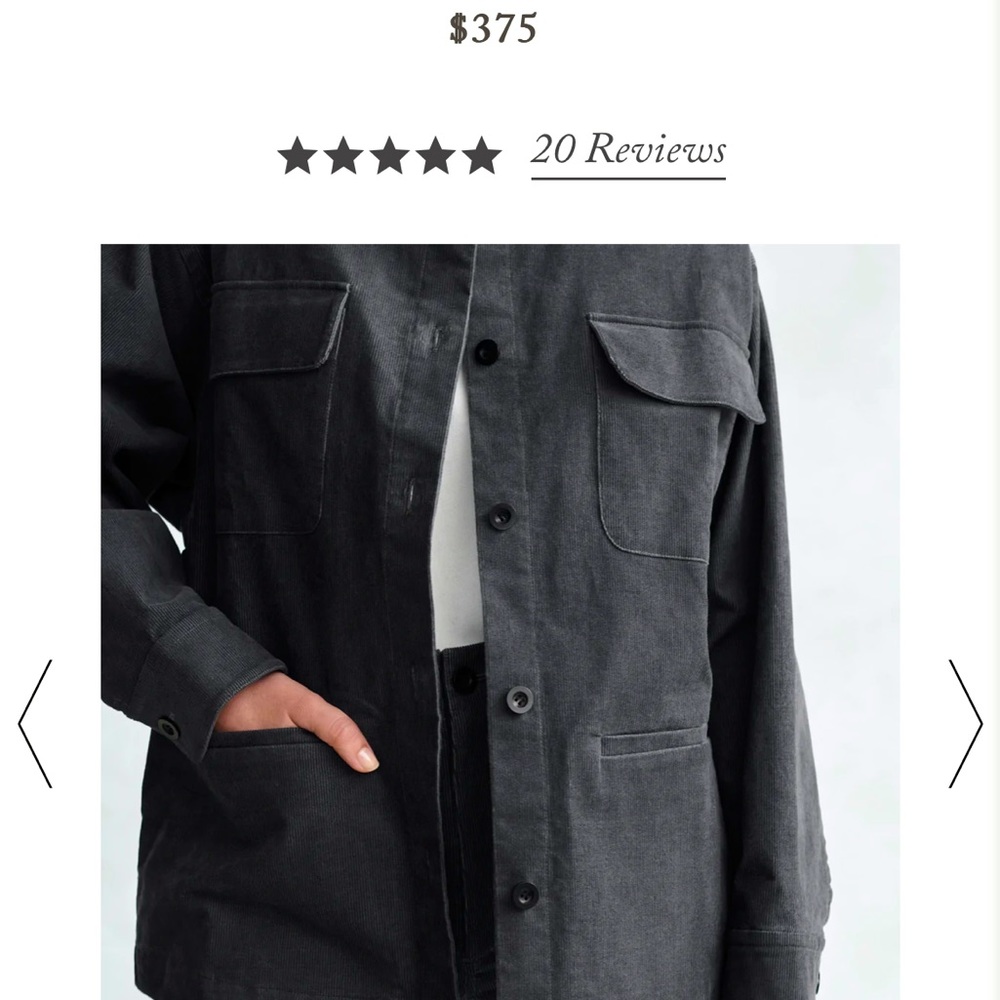 Brand new Jenni Kayne size Small corduroy jacket